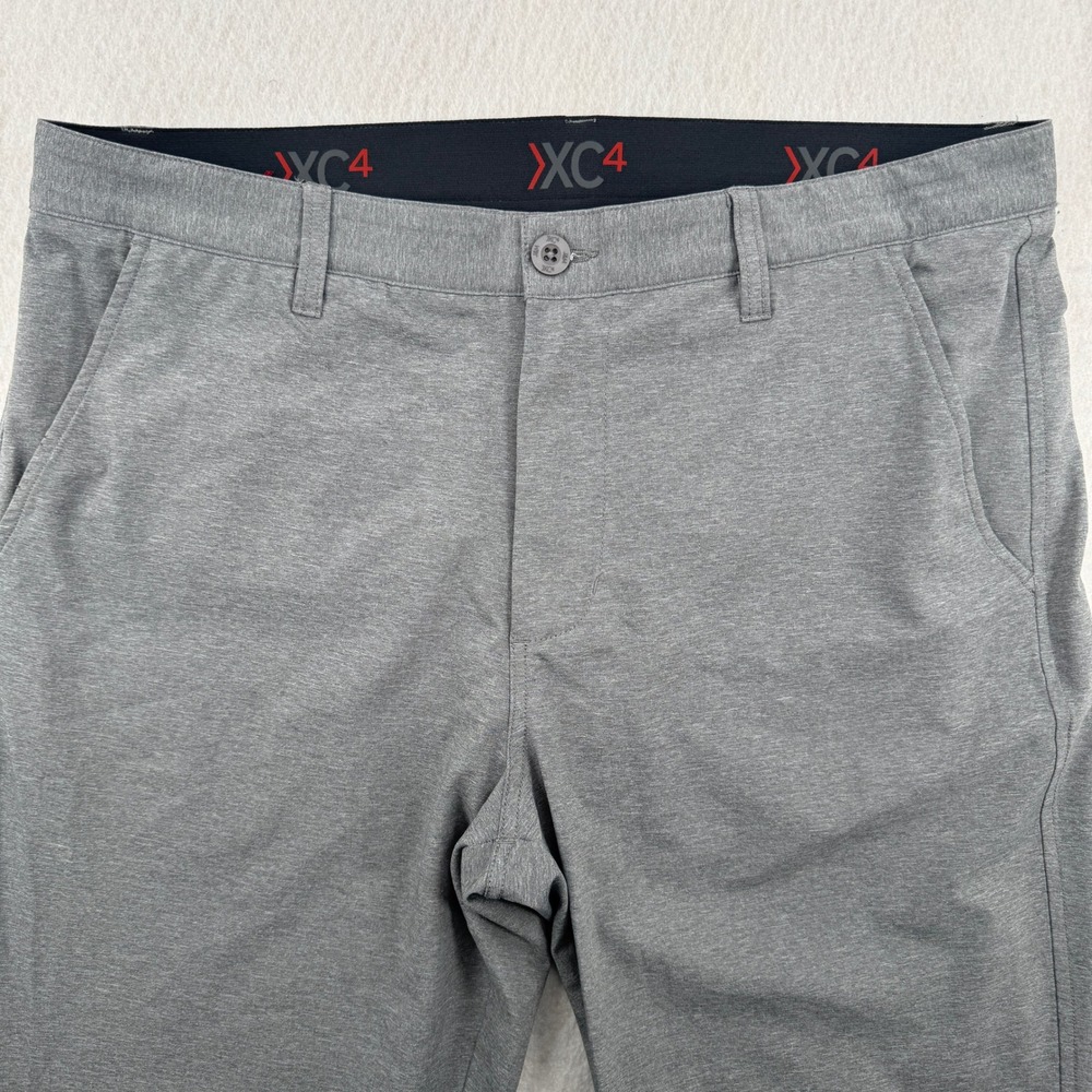 Johnston & Murphy XC4 Mens Gray Performance Golf Pants 33R (36x33) Athleisure